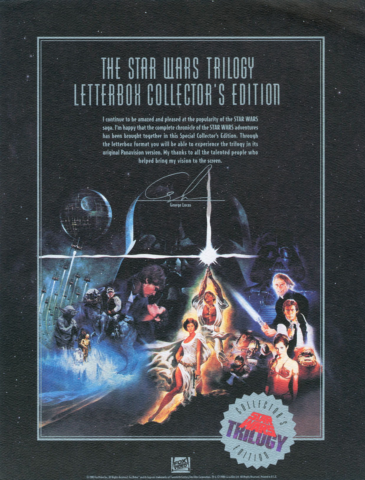 star wars trilogy the definitive collection laserdisc box set